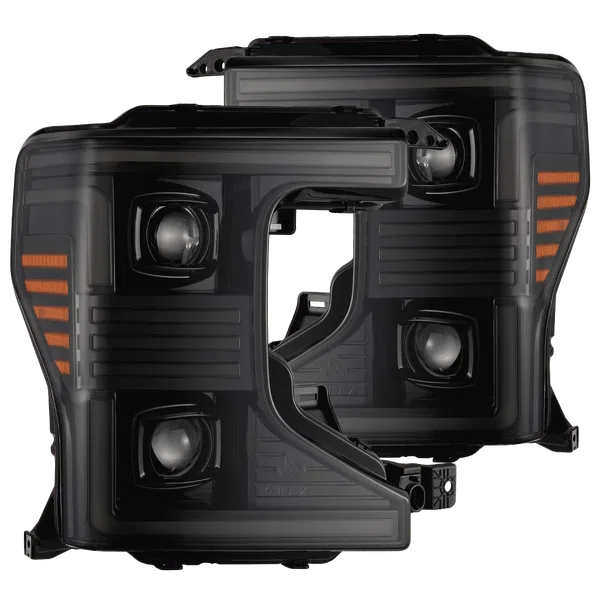 880345 – ALPHAREX USA Headlight Assembly, Projector Beam With Amber/ White Daytime Running Light/ Amber Sequential Tu...